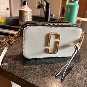 Marc Jacobs White Snapshot Crossbody